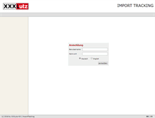 Tablet Screenshot of importtracking.xxxlutz.com